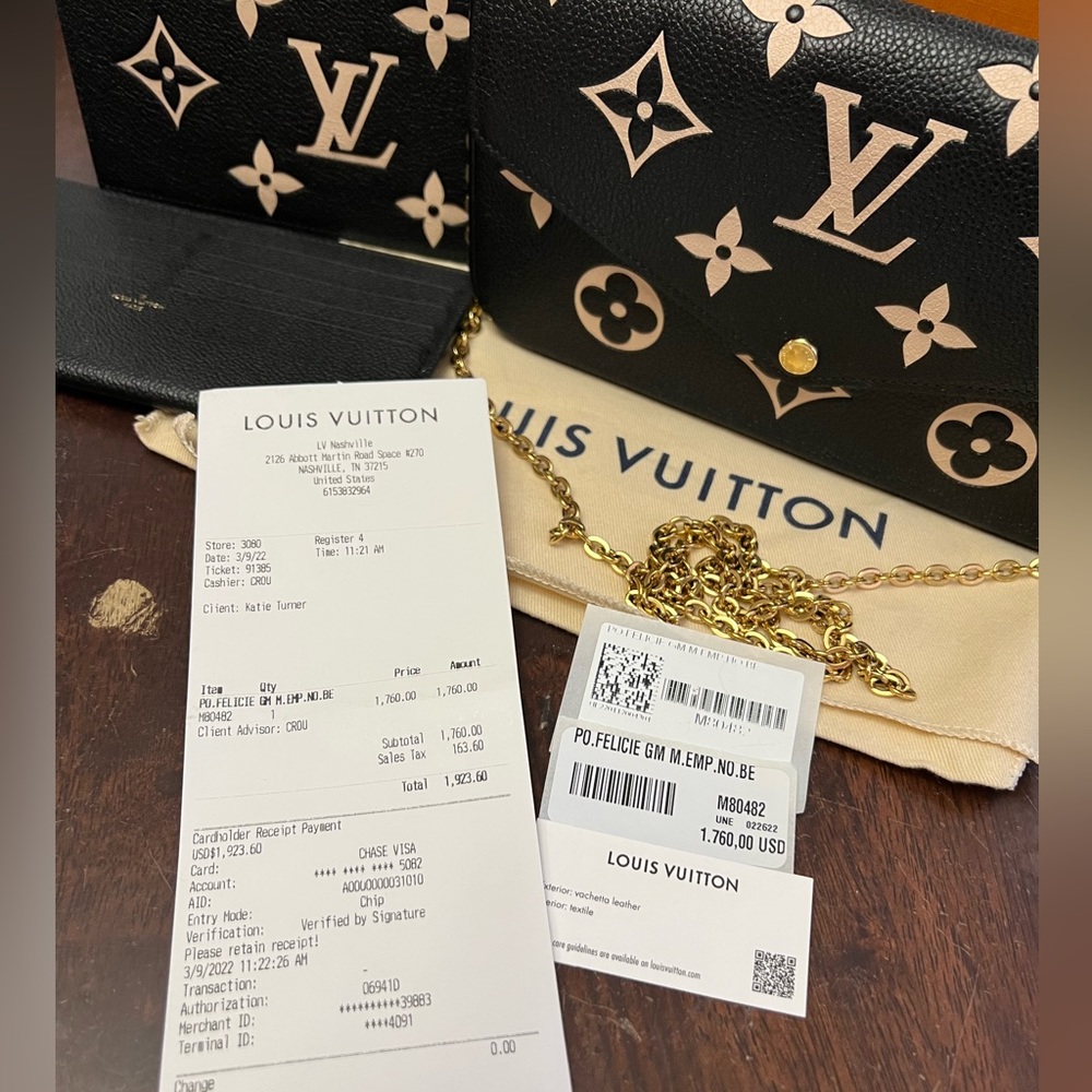Louis Vuitton Felicie Pochette - Picture 3 of 16
